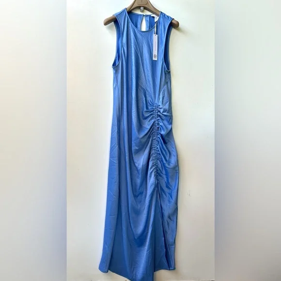 House of Harlow 1960 | Dresses | Nwt House Of Harlow Revolve Satin Rushed Maxi Elegant Blue Sleeveless Dress Xl | Poshmark House of Harlow 1960 | Dresses | Nwt House Of Harlow Revolve Satin Rushed Maxi Elegant Blue Sleeveless Dress Xl | Poshmark